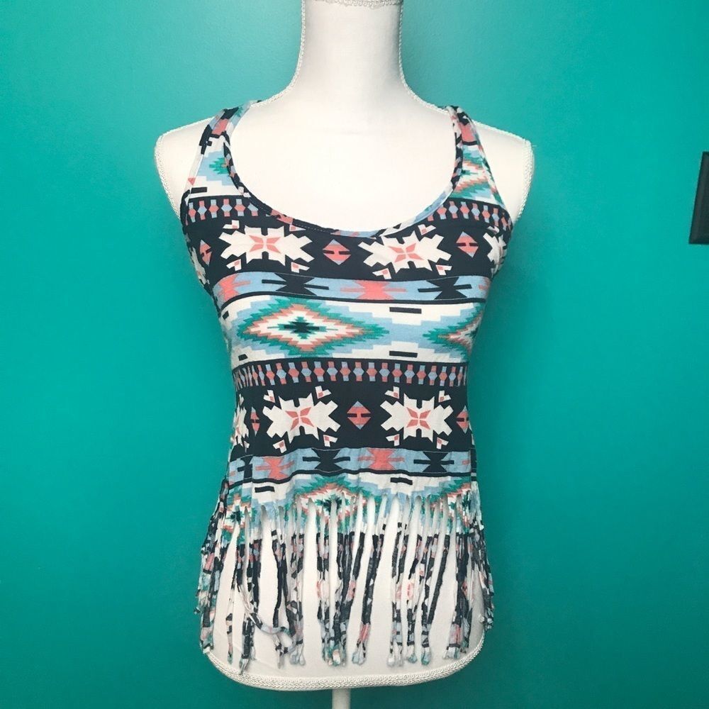 Kirra fringed crop top